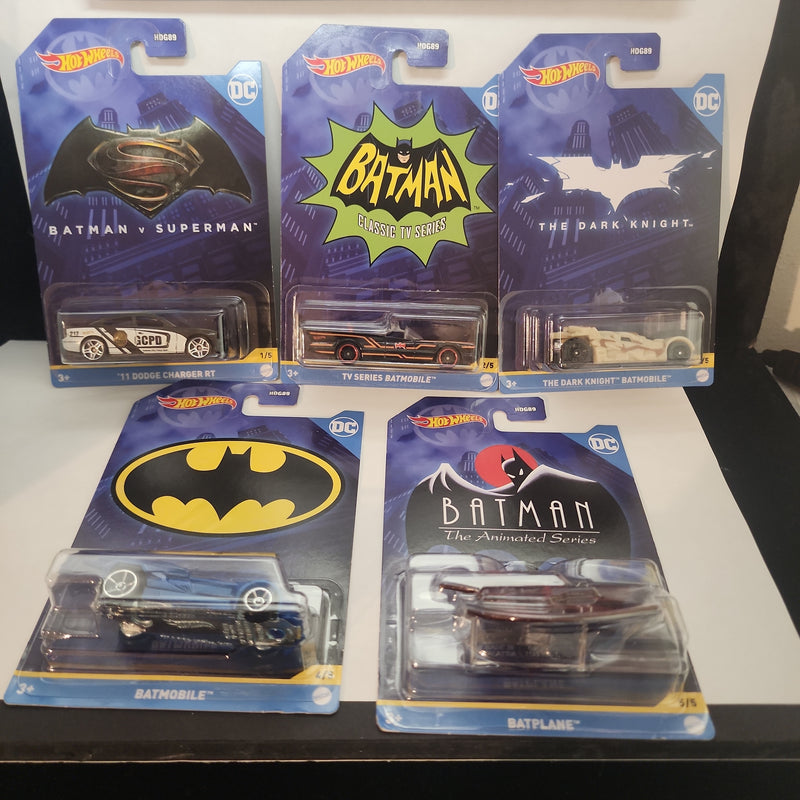 Hot wheels Set 5 cars Batman