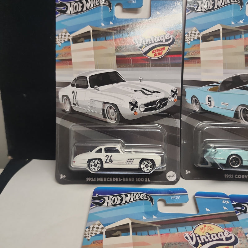 New Hot wheels Vintage Racing Club set