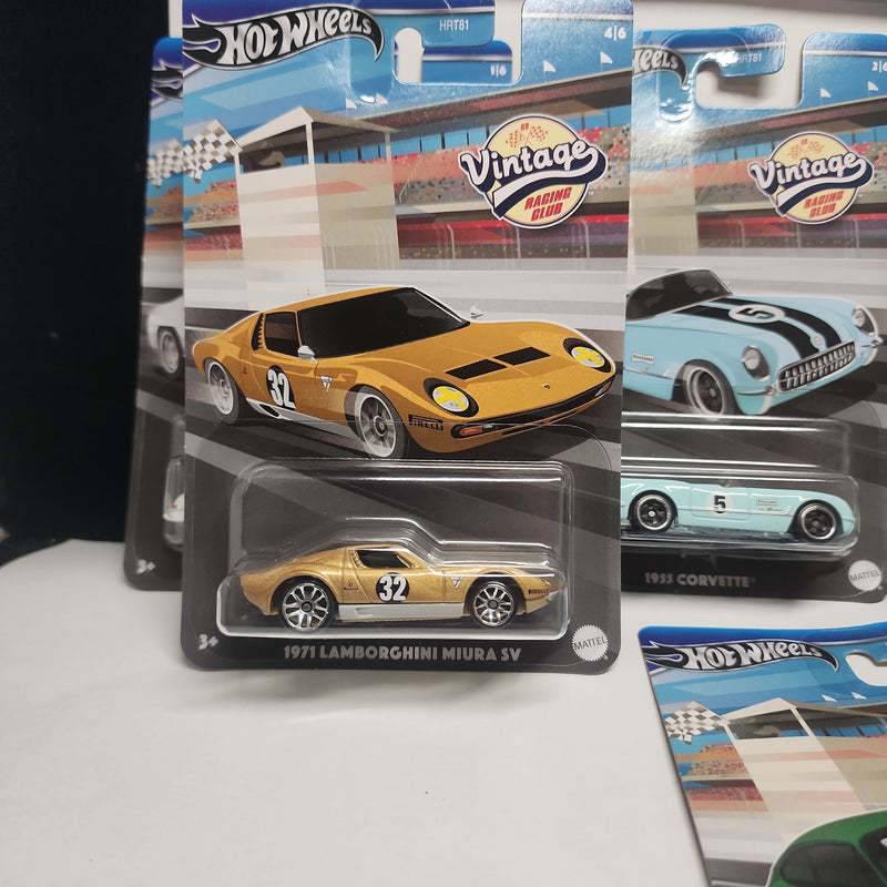 New Hot wheels Vintage Racing Club set