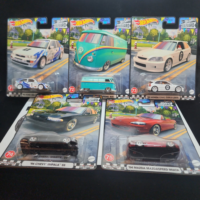 Hot wheels premium Boulevard set