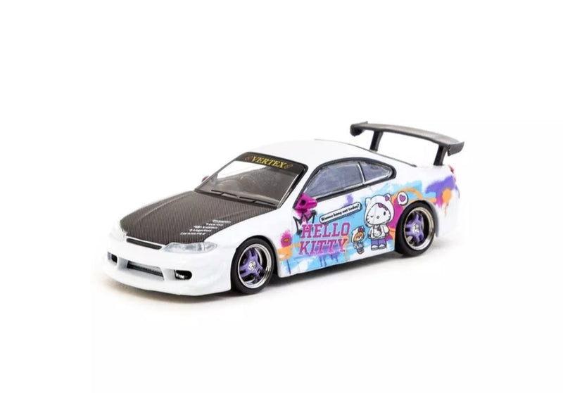 Tarmac Works Vertex Nissan Silvia S15 Hello kitty