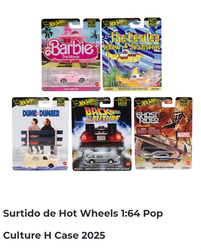 HW 1.64 Pop Culture set 5 cars