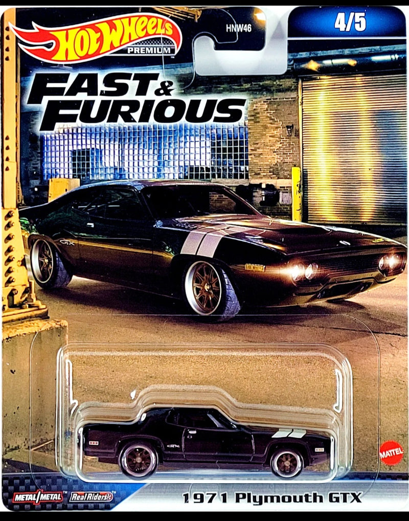 Hot wheels premium fast and furious set