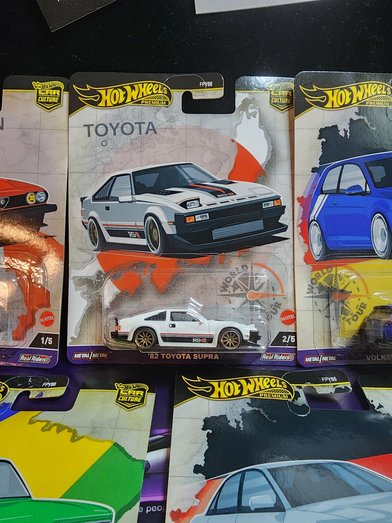 Hot wheels premium car culture set 5 cars