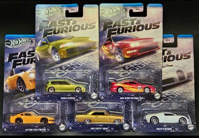 HW 1.64 Silver Series Fast and furious set 5 cars