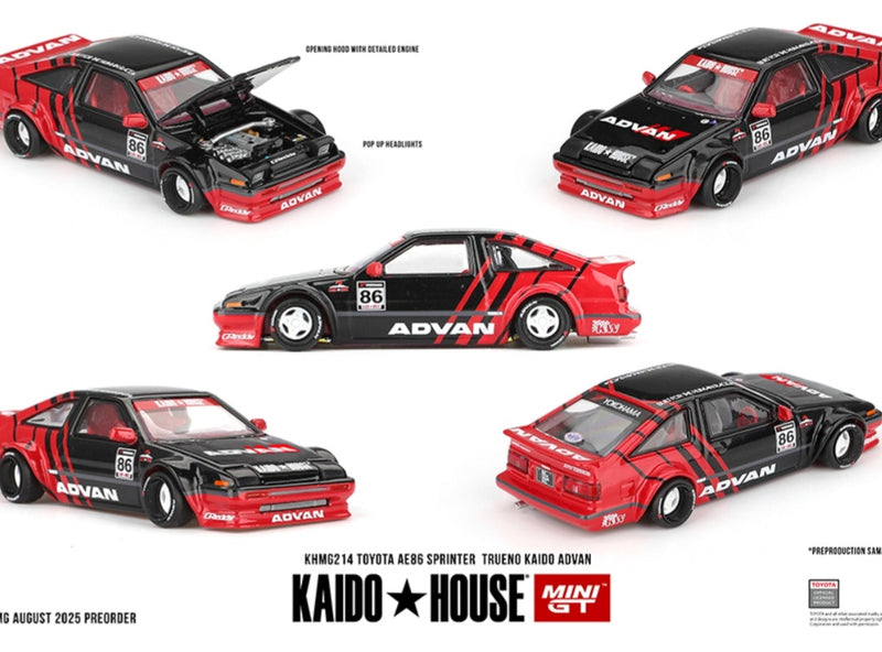 Kaido house Toyota AE86 Sprinter Trueno ADVAN