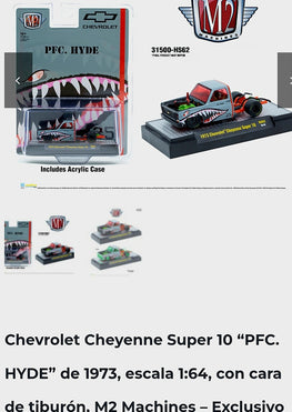 M2 1.64 Chevy 1974 Cheyenne S 10 PFC HYDE SIL
