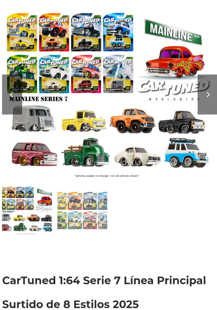 Car Tuned 1.64 Series 7 ser of 8 cars