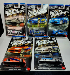 Hot wheels 1.64 Fast And Furious set 5 cars
