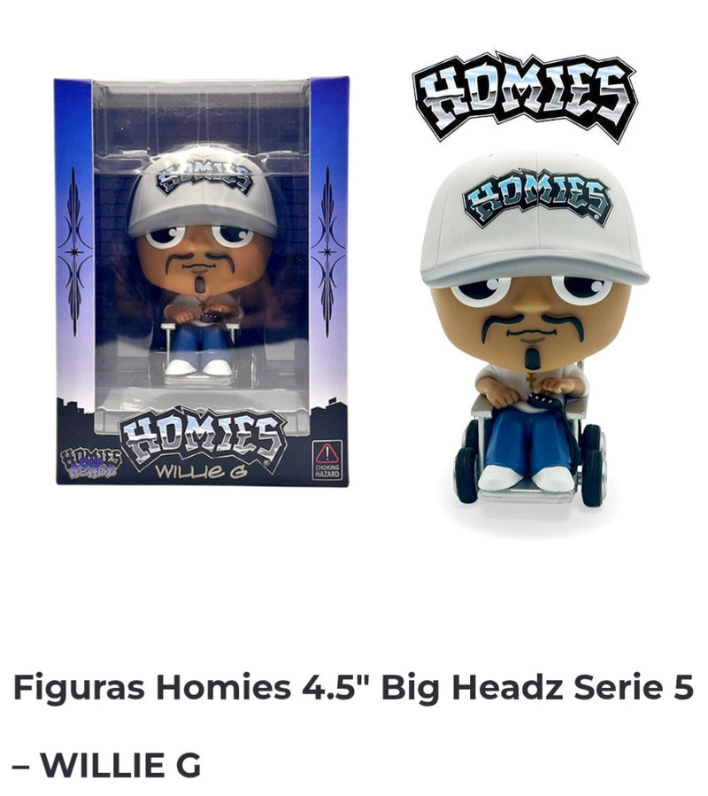 Homies 4.5 " Big Headz Series 5 Willie G