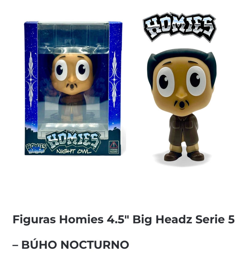 Homies 4.5 " Big Headz Series 5 Night Owl