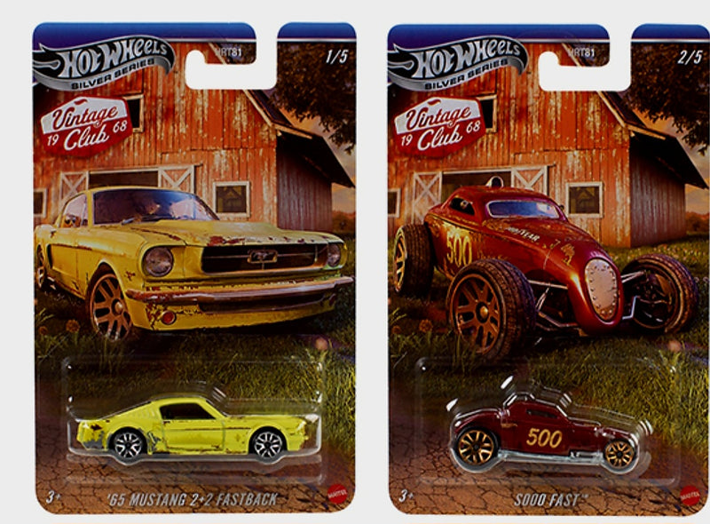 Hot wheels 1.64 Vintage Grand Prix set 5 cars