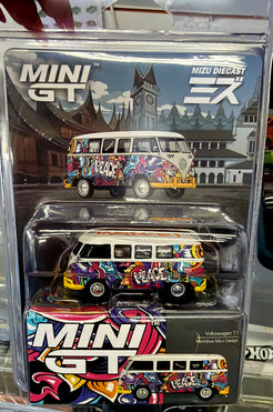 Mini GT 1.64 Volkswagen T1 Microbus Mizu