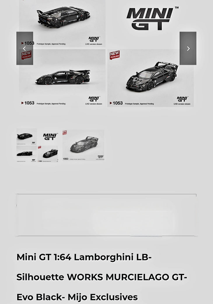 Mini GT 1.64 Lamborghini LB-SILHOUETTE Murciélago