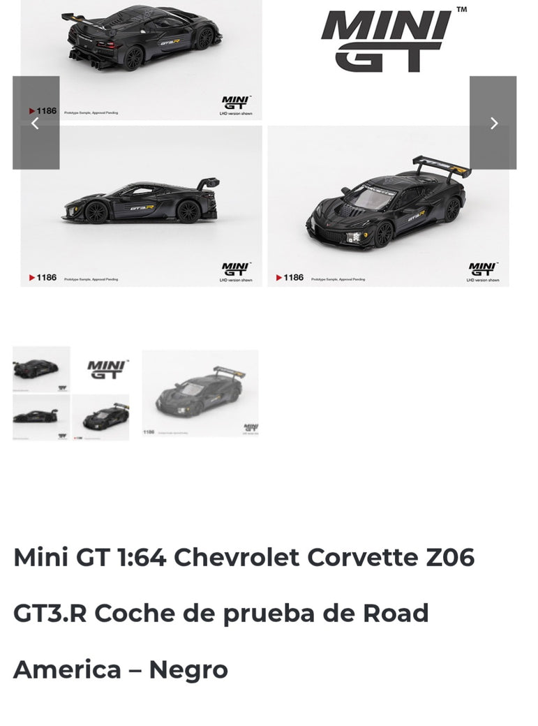 Mini GT 1.64 Chevrolet Corvette Z06