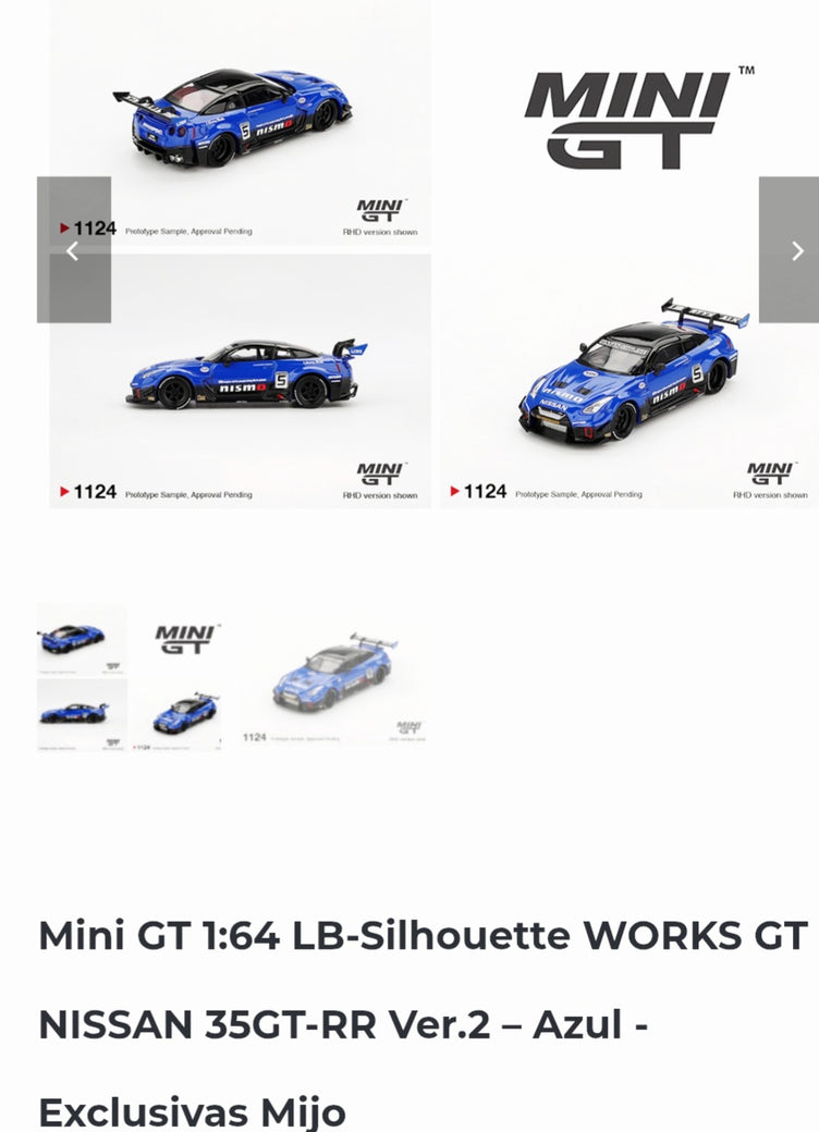 Mini GT 1.64 LB-SILHOUETTE Works GT Nissan Nismo