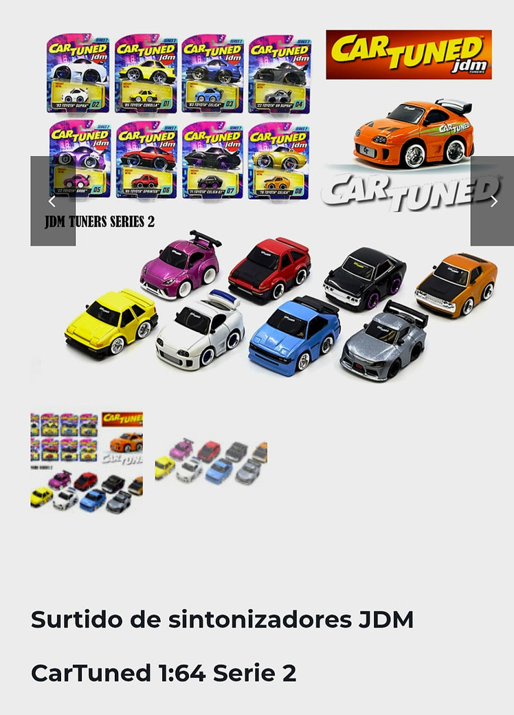 Car Tuned JDM Series 2 Complete set 8 cars