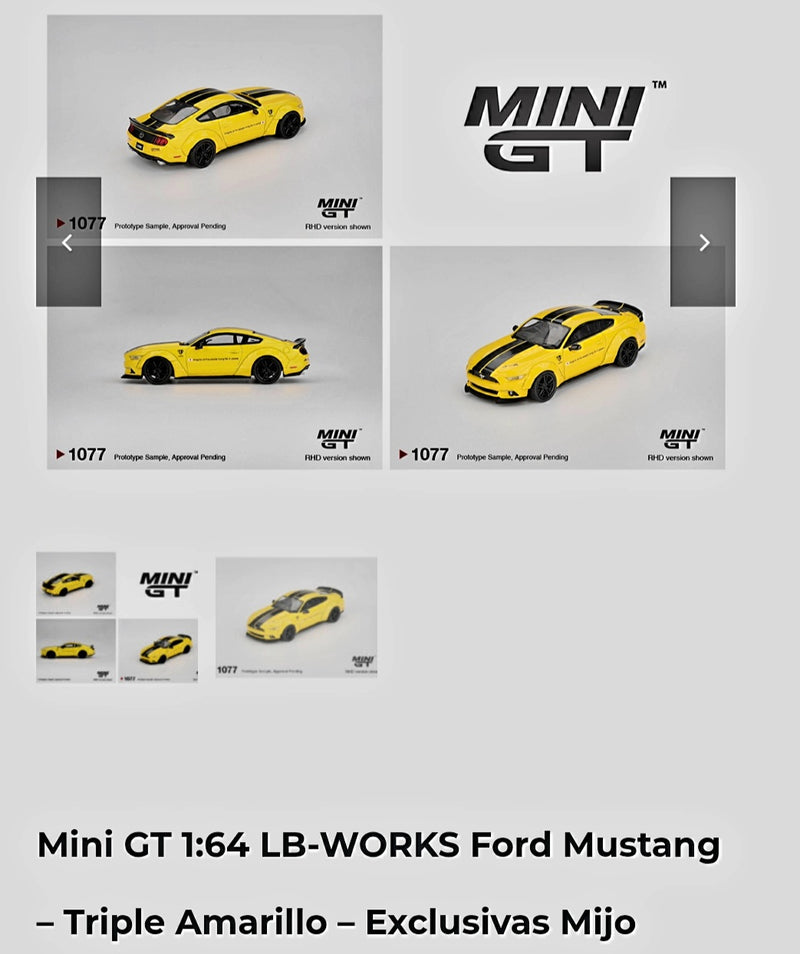 Mini GT 1.64 LB-Works Ford Mustang
