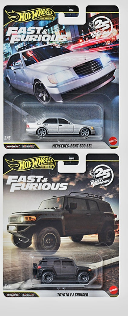 Hot wheels premium 25 years Fast And Furious set
