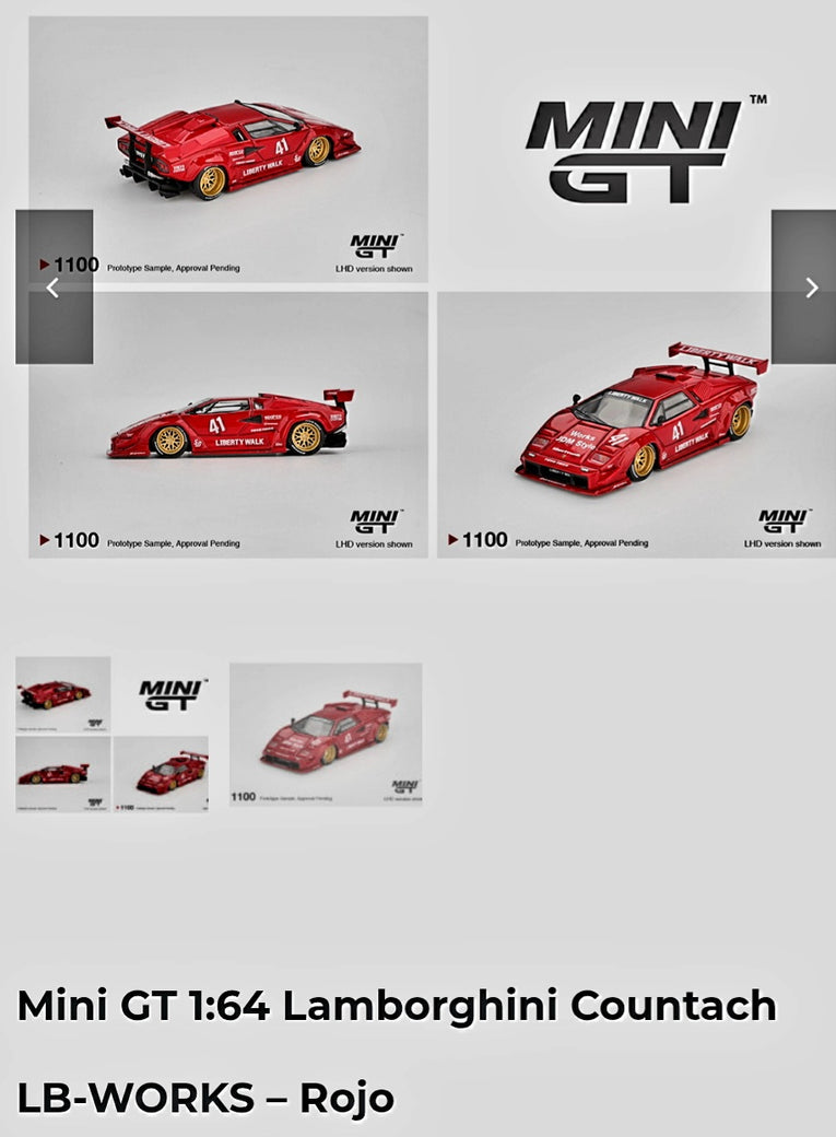 Mini GT 1.64 Lamborghini Countach
