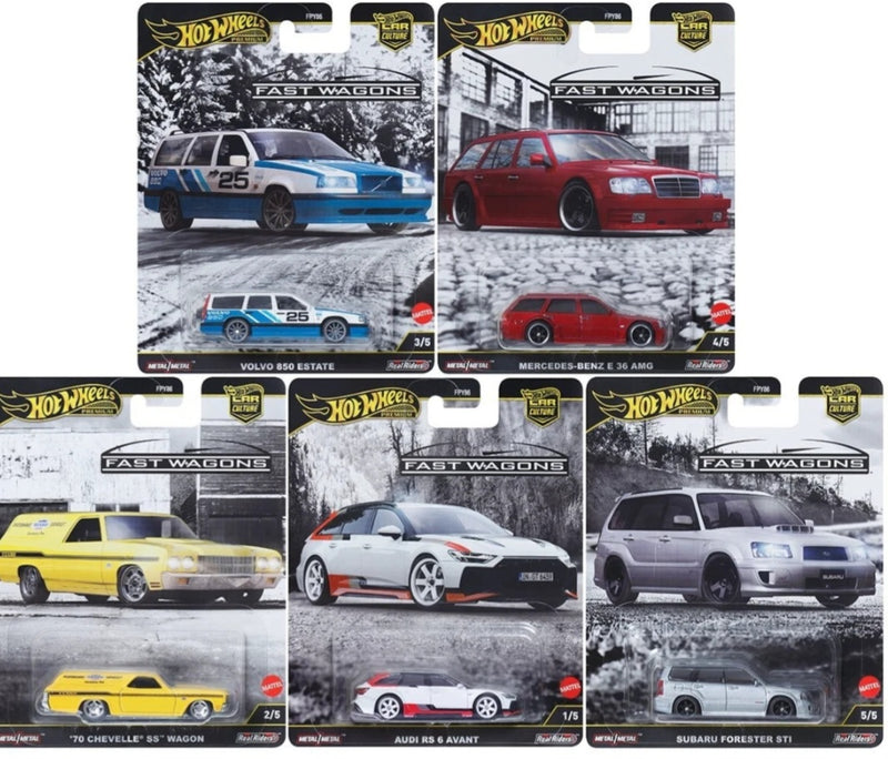 New Hot wheels premium set Fast Wagons