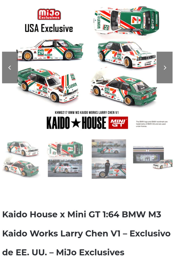 Kaido house 1.64 BMW M3 LARRY CHEN
