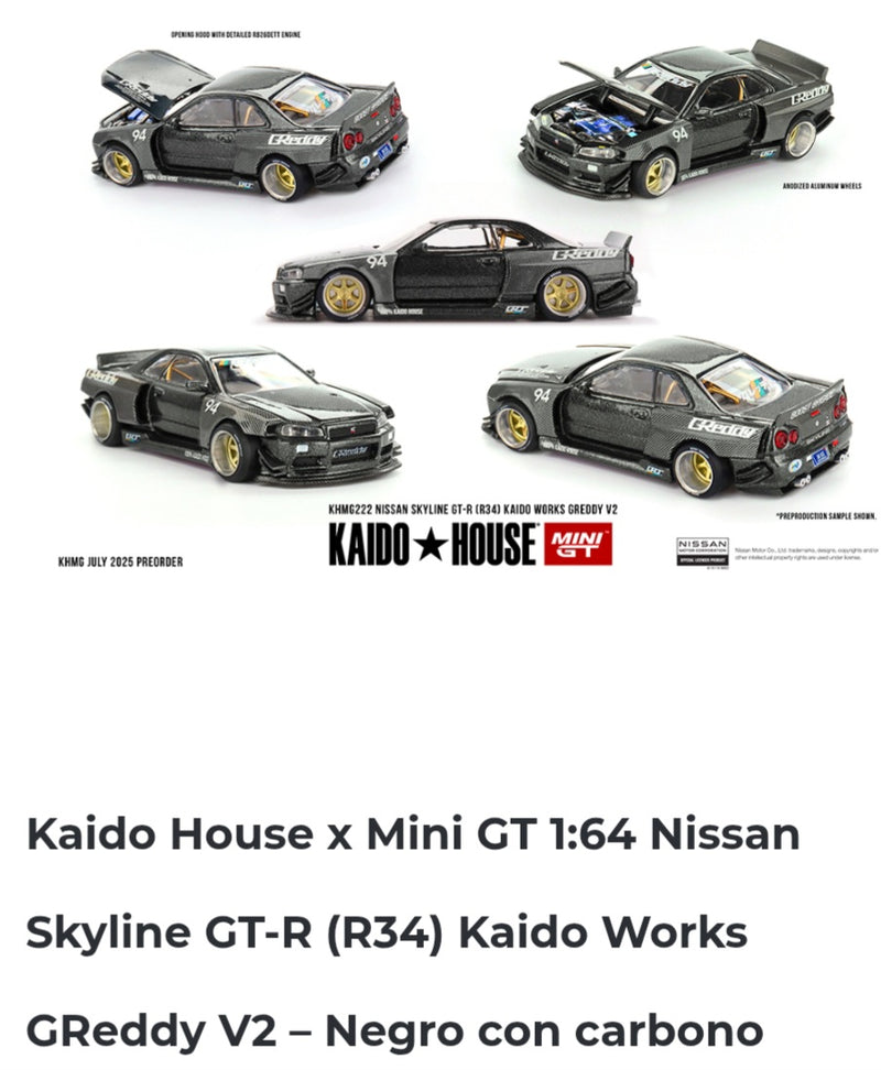 Kaido house 1.64 Nissan Skyline GT-R R34