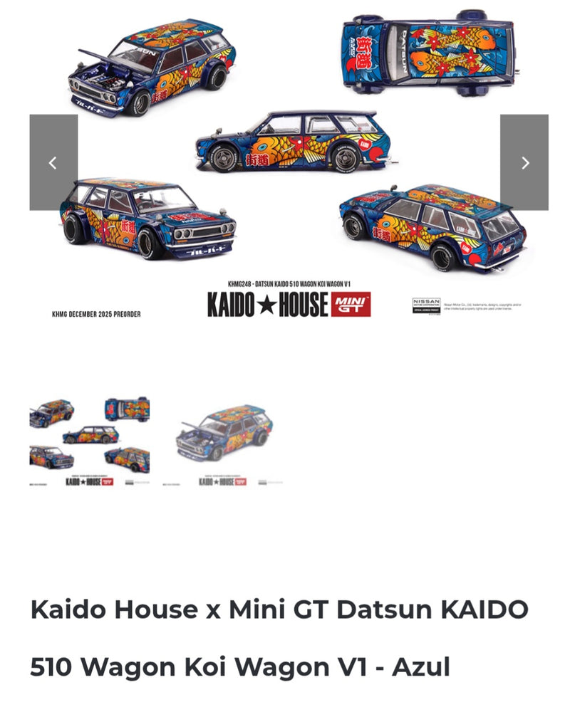 Kaido house 1.64 Datsun 510 Wagon Koi