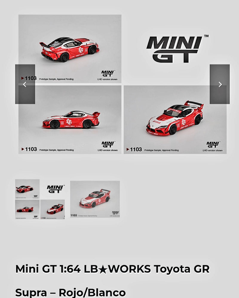 Mini GT 1.64 Toyota GR Supra LB-WORKS