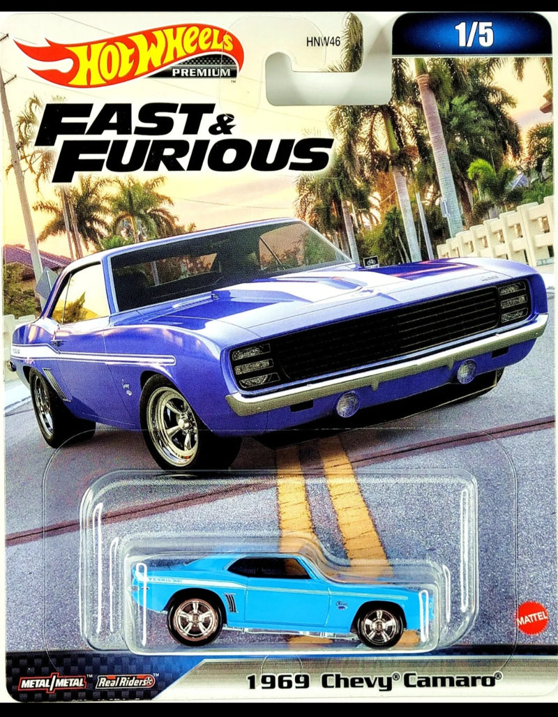 Hot wheels premium fast and furious set