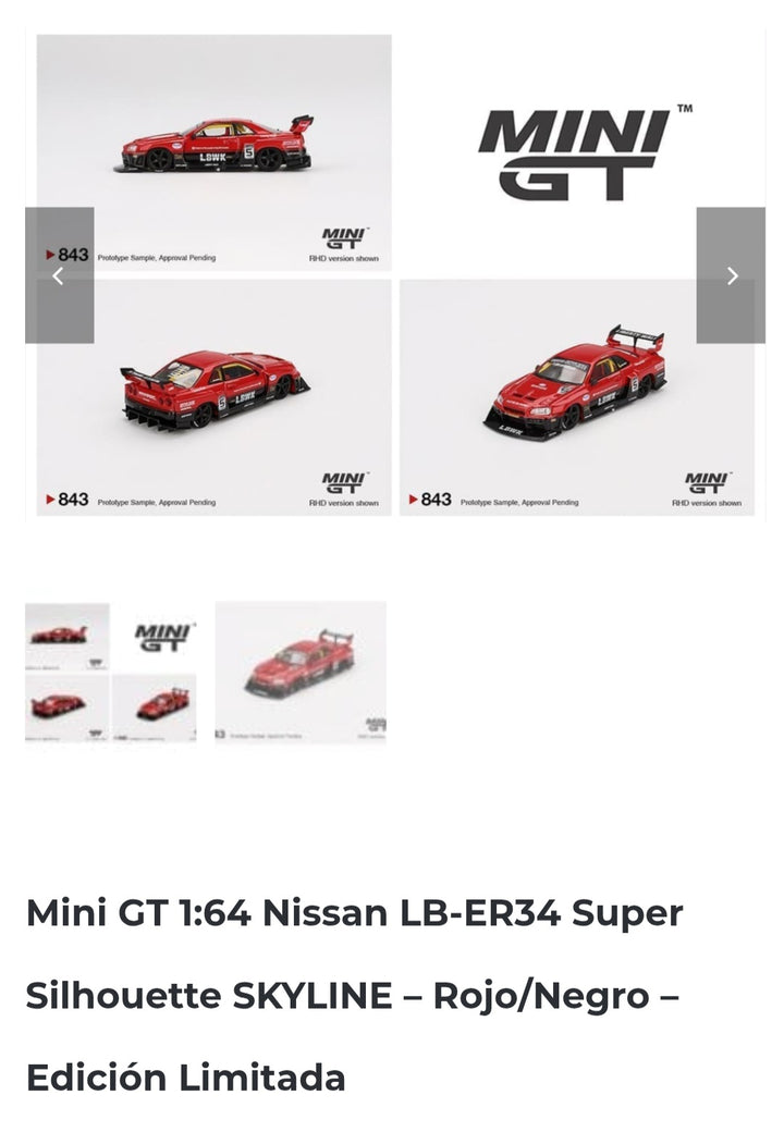 Mini GT 1.64 Nissan LB-SILHOUETTE Skyline