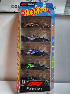 5 Pack Hot wheels Fórmula 1