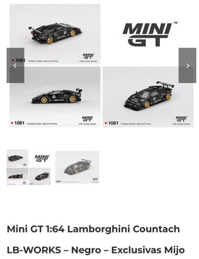 Mini GT 1.64 Lamborghini Countach