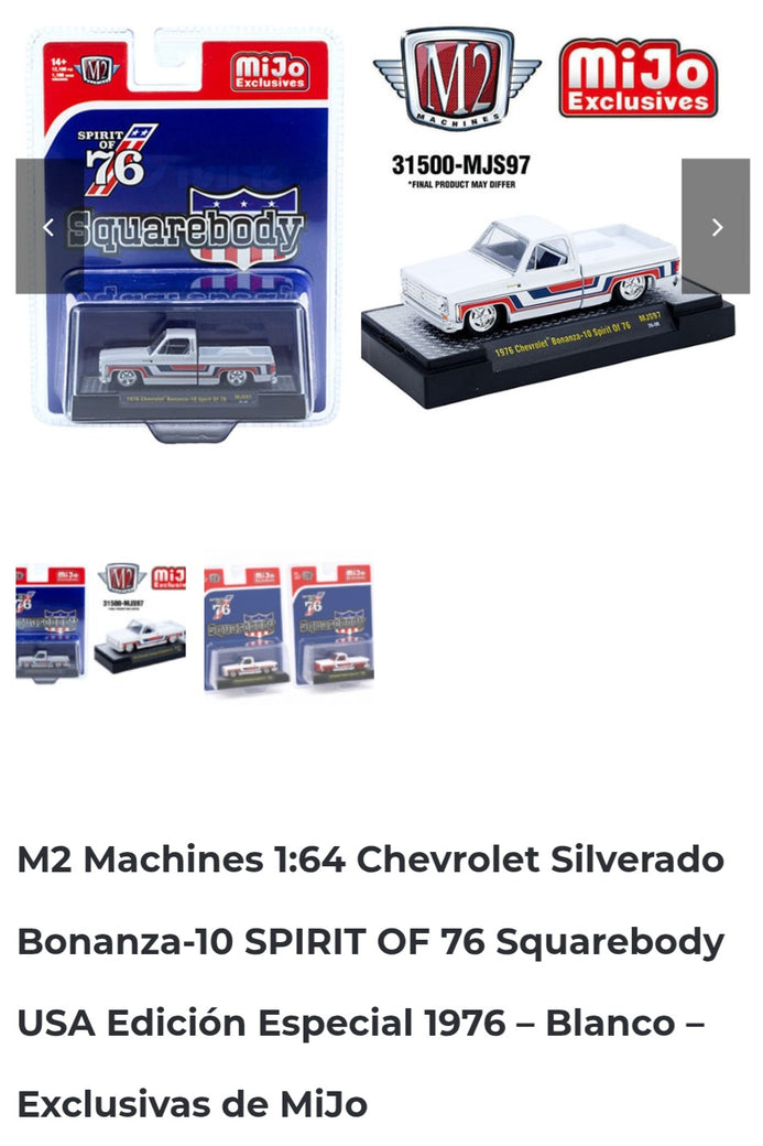 M2 1.64 Chevrolet Bonanza 10  Spirit Squarebody