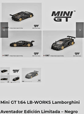 Mini GT 1.64 Lamborghini Aventador LB