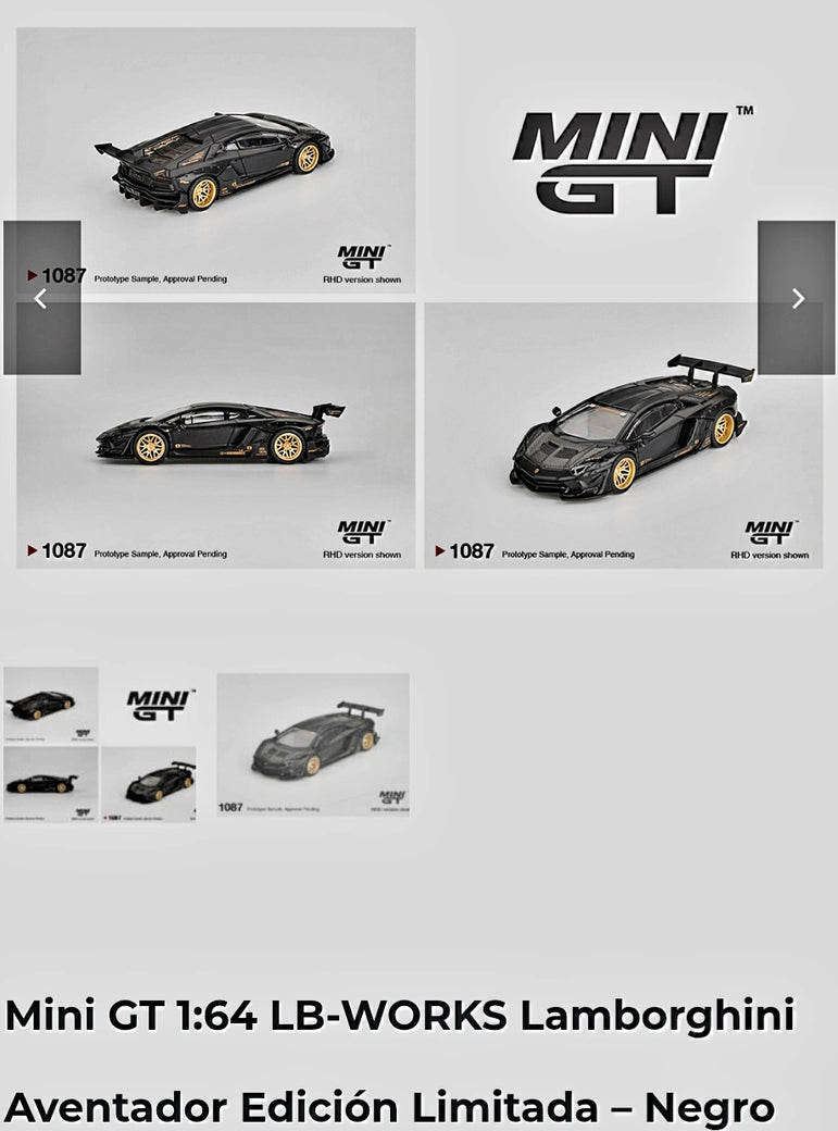 Mini GT 1.64 Lamborghini Aventador LB