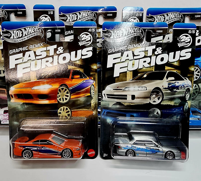 Hot wheels 1.64 Fast And Furious set 5 cars