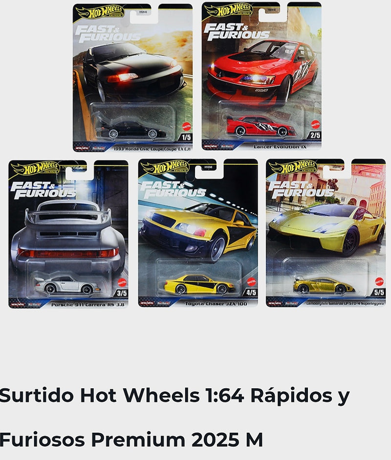 HW 1.64 Fast And Furious set