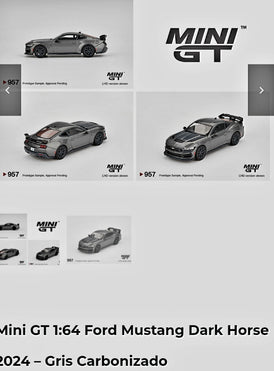 Mini GT 1.64 Ford Mustang Dark Horse 2024
