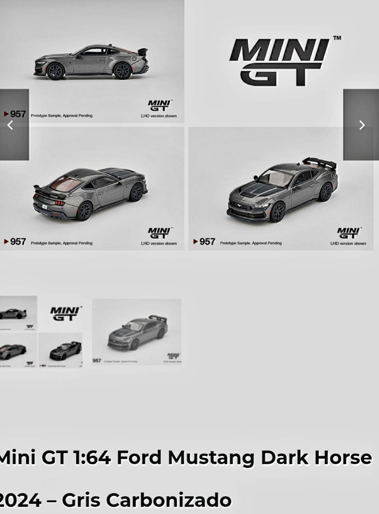 Mini GT 1.64 Ford Mustang Dark Horse 2024