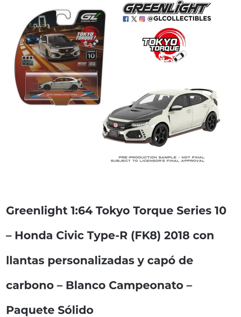 Greenlight 1.64 Honda Civic Type R 2018
