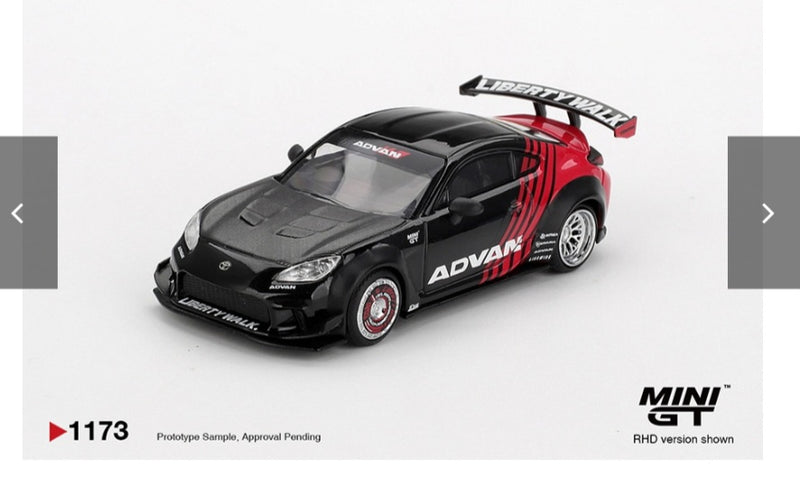 Mini GT 1.64 Toyota GR86 LB Nation ADVAN