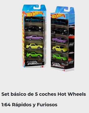 HW 1.64 Fast And Furious 5 pack