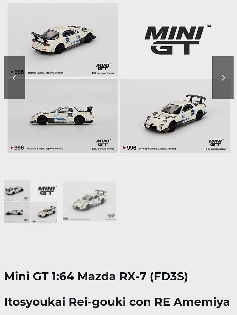 Mini GT 1.64 Mazda RX-7 ( FD3S )