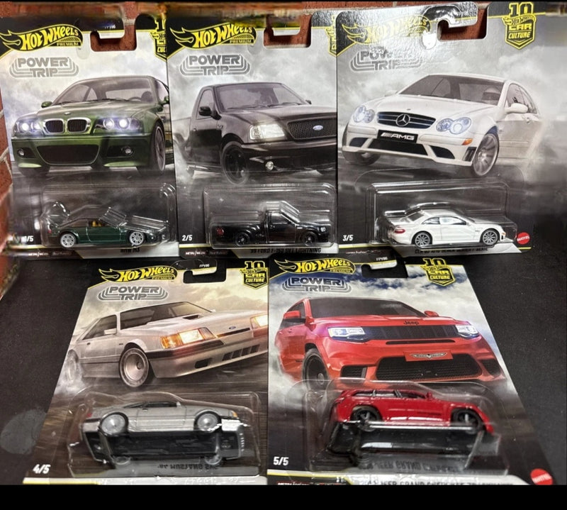 Hot wheels premium power trip set