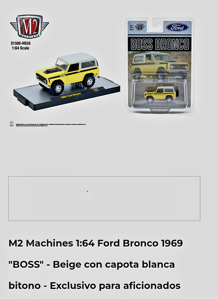 M2 1.64 Ford Bronco Boss 1969