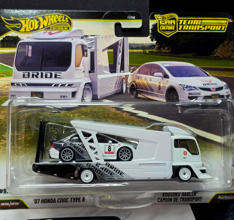 Hot wheels premium Team transport set 3