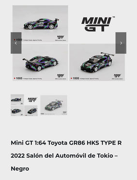 Mini GT 1.64 Toyota GR86 HKS Type R