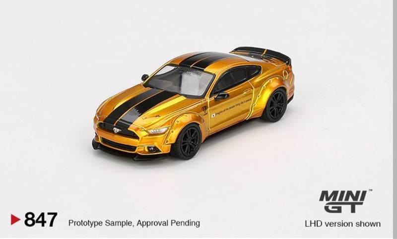 Mini GT 1.64 Ford Mustang LB Gold