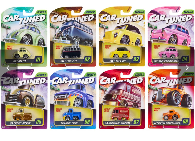 Car Tuned Premier Series 11 Mainline set of 8 cars
